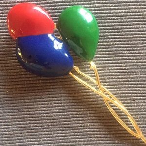 🎈VTG 70s Unique Balloon Brooch!🎈